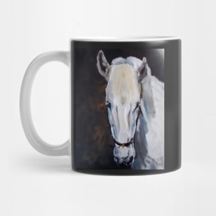 Beautiful Gem - White Horse Mug